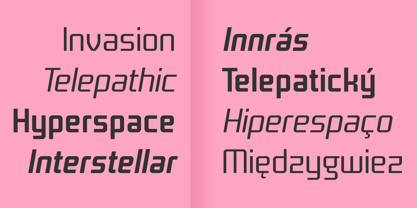 Titan OT Font Poster 3